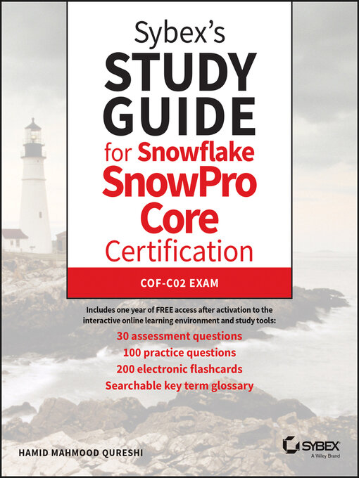 Title details for Sybex's Study Guide for Snowflake SnowPro Core Certification by Hamid Mahmood Qureshi - Available
